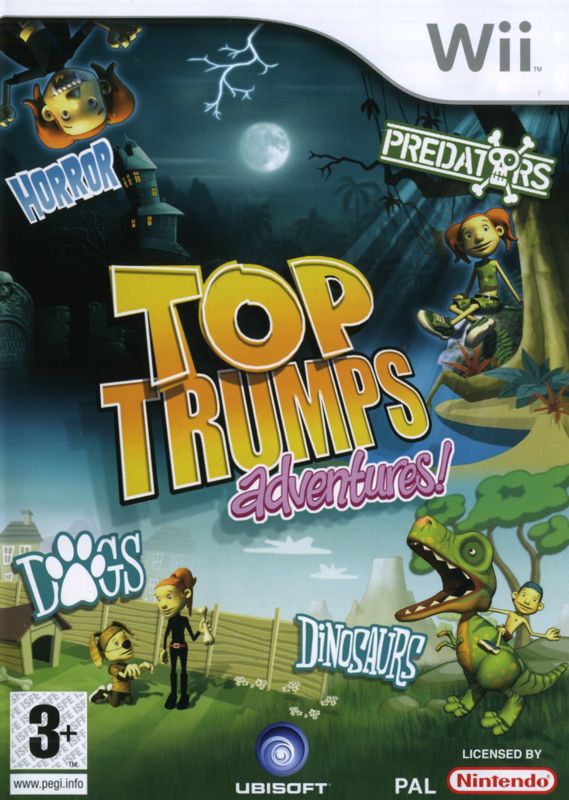 Top Trumps Adventures box art for Wii